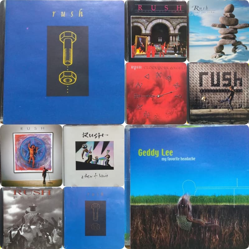 CD RUSH & GEDDY LEE - Discografia [Venda Por Unidade ou Lote]