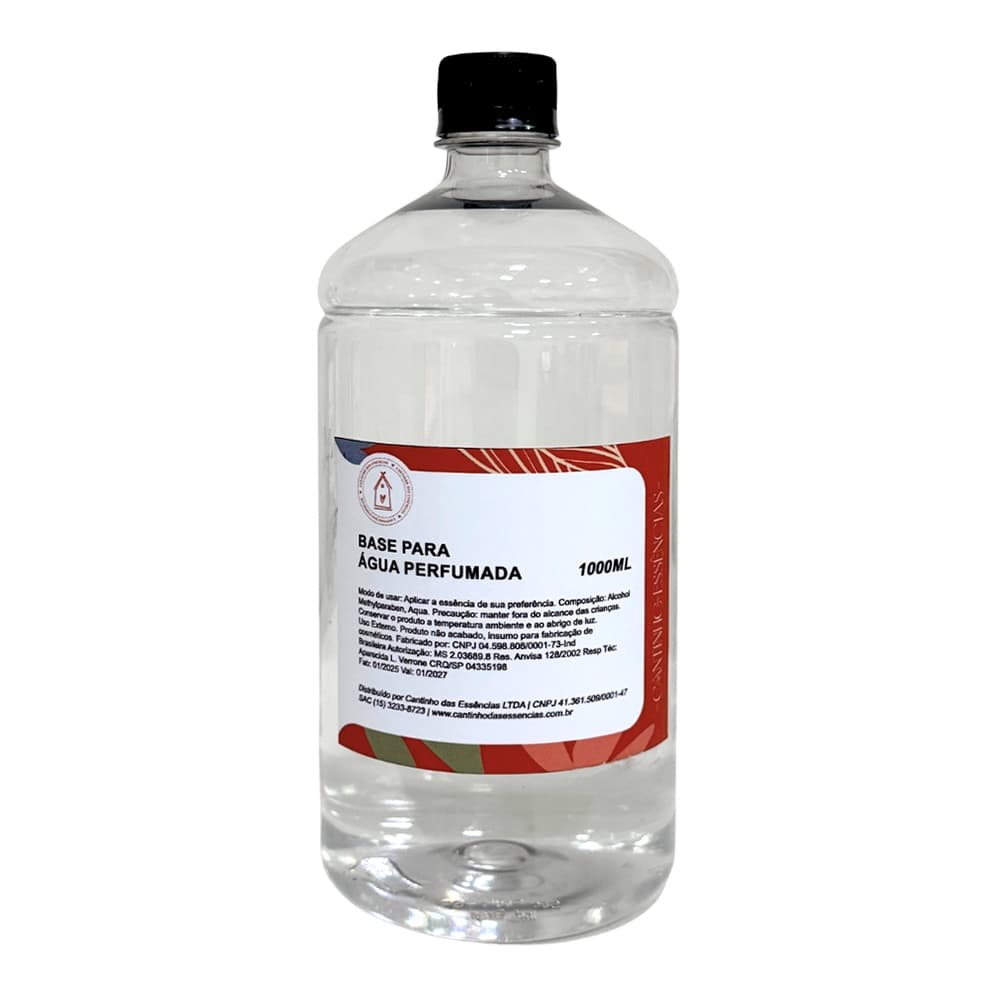 Base para Água Perfumada (Água de Lençóis) 1L - base para ser utilizada em borrifador.