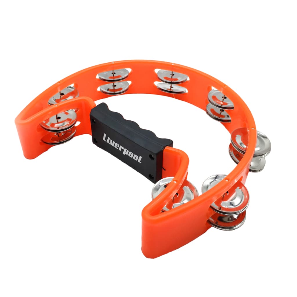 Pandeiro Meia Lua Liverpool Laranja Profissional PML001LJ