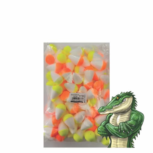 Boia de Isopor para Pesca Nº 5 pacote com 100pç
