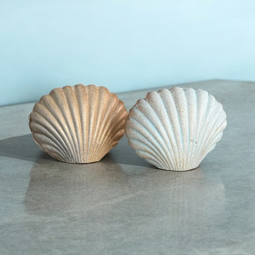 Escultura Decorativa de Concha do Mar - Moderna Sala Luxo - Decoração Quarto