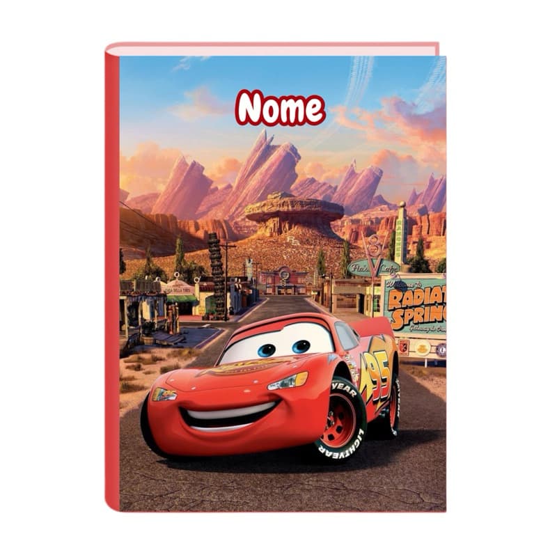 Caderno Brochura Personalizado Relâmpago McQueen