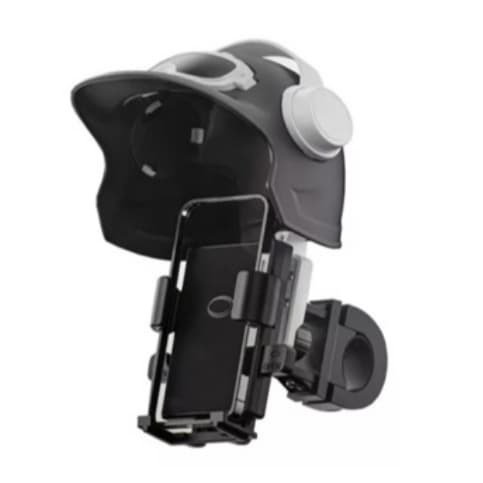 Suporte Capacete Para Celular Proteção Sol Chuva Moto Bike
