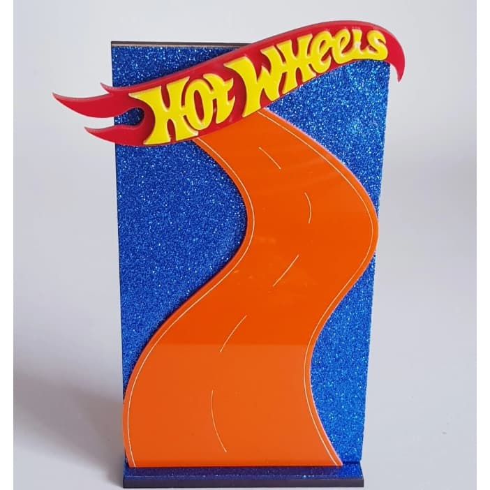 Plano de Fundo Pista Hot Wheels (14 cm) - HotWheels de luxo