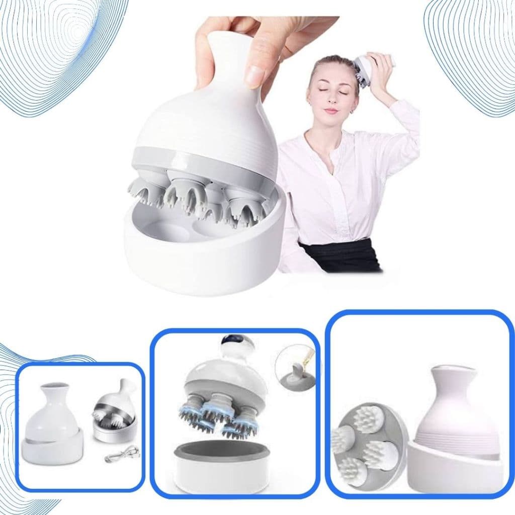 Mini Massageador De Cabeça E Corporal Portátil Recarregável