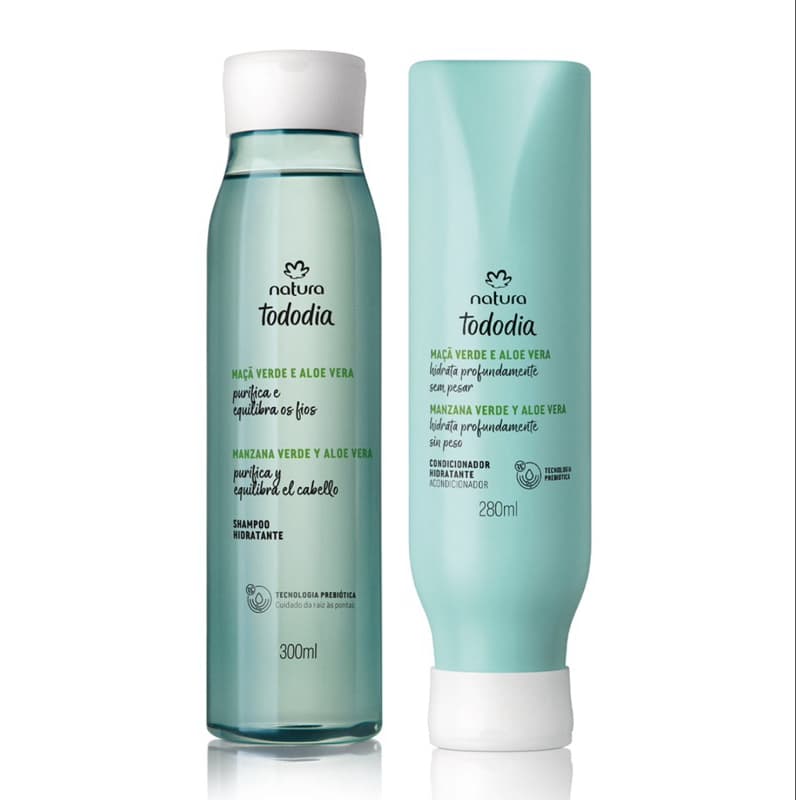 Shampoo e Condicionador Natura Tododia Maçã e Aloe Vera - pode comprar junto ou separado