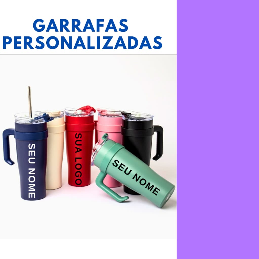 Caneca Térmica 1,2L feita em inox com personalização a laser