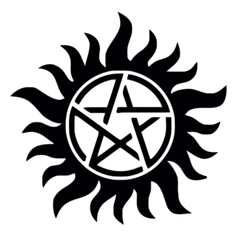 Adesivo Símbolo Anti-Possessão – Série Supernatural