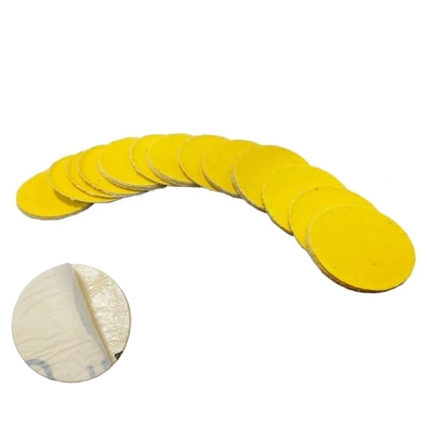 100 unidades Lixa Disco Pedicure para maquina Amarela Grossa