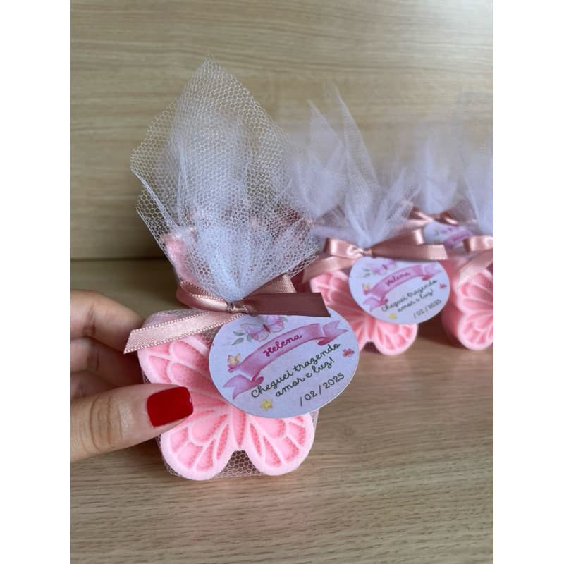 Vela aromática borboleta / Vela de Borboleta / Lembrancinha Cha de bebe borboleta / Lembrancinha borboleta