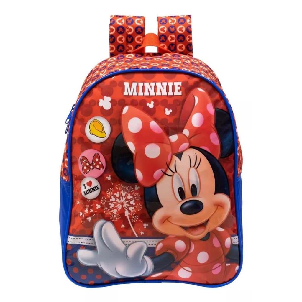 Mochila Costas Minnie House Infantil Escolar Menina Xeryus