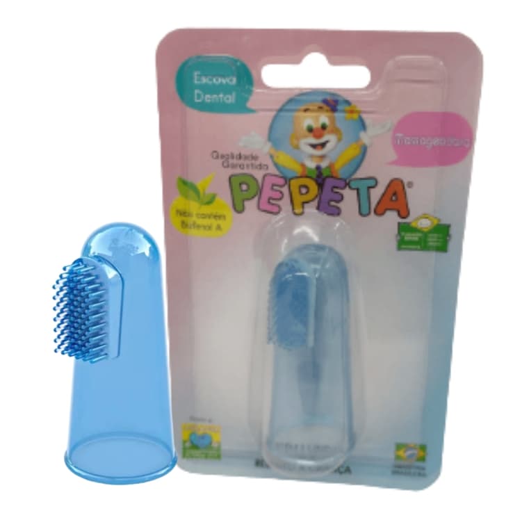 Escova de dentes infantil massageadora Pepeta