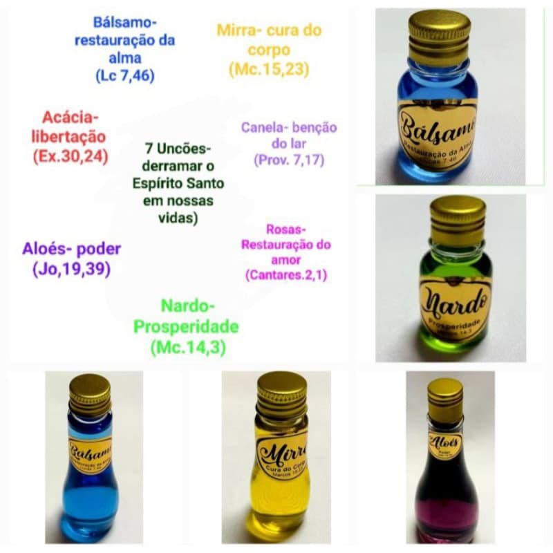 Óleo Para Unção 10Ml / 30Ml