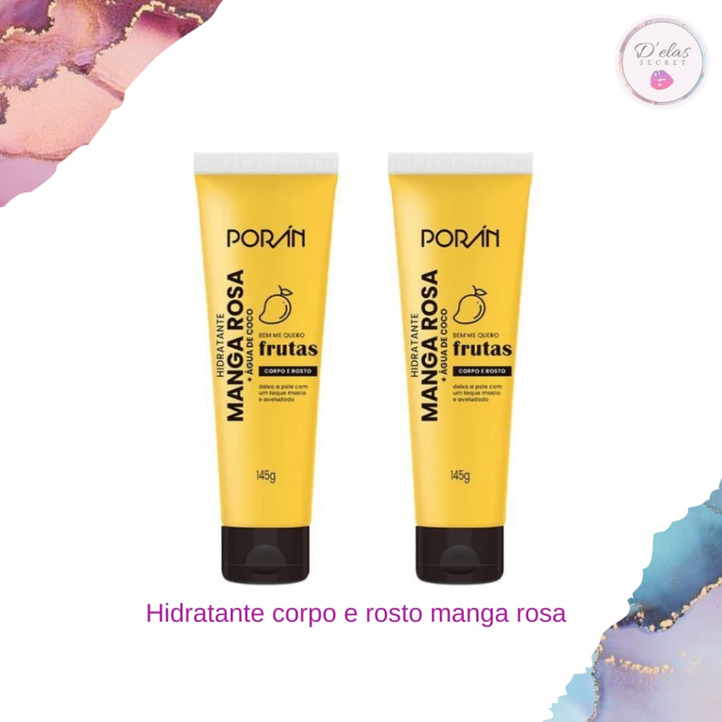 hidratante corpo e rosto Manga Rosa