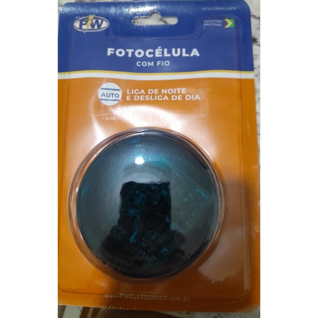 Relê Fotocélula Fio com Base BIVOLT 1000W - PW