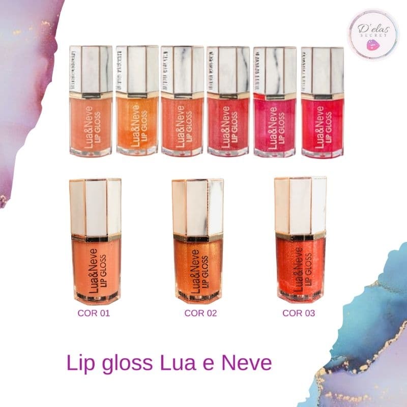 Lip Gloss Lua e Neve