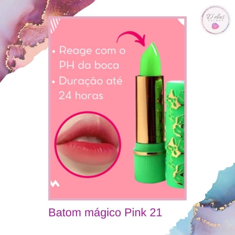 Batom mágico pink 21