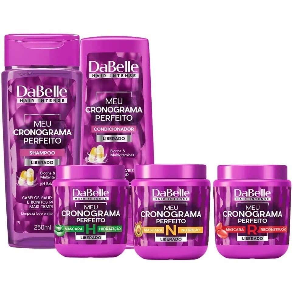 Kit C/5 Produtos Dabelle Meu Cronograma Perfeito