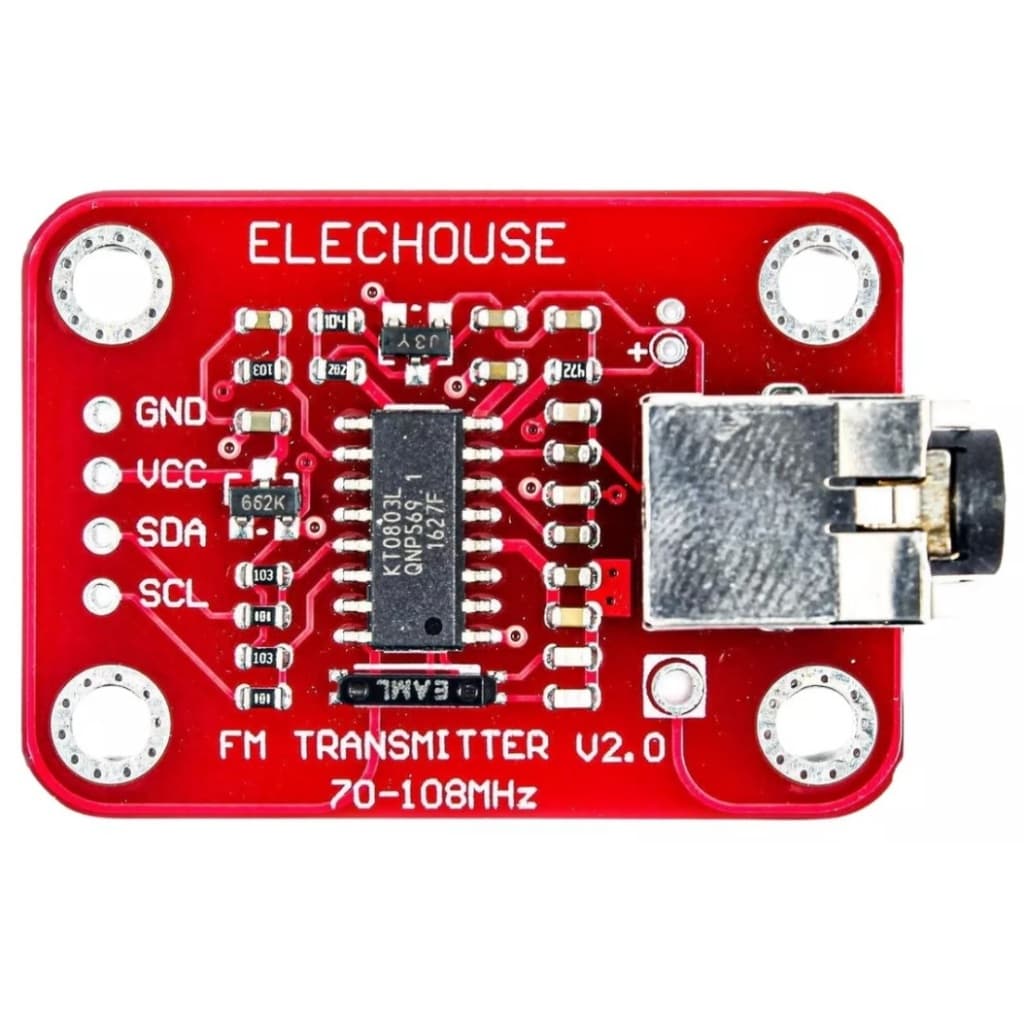 Módulo Transmissor De Rádio Fm Para Arduino - V2.0