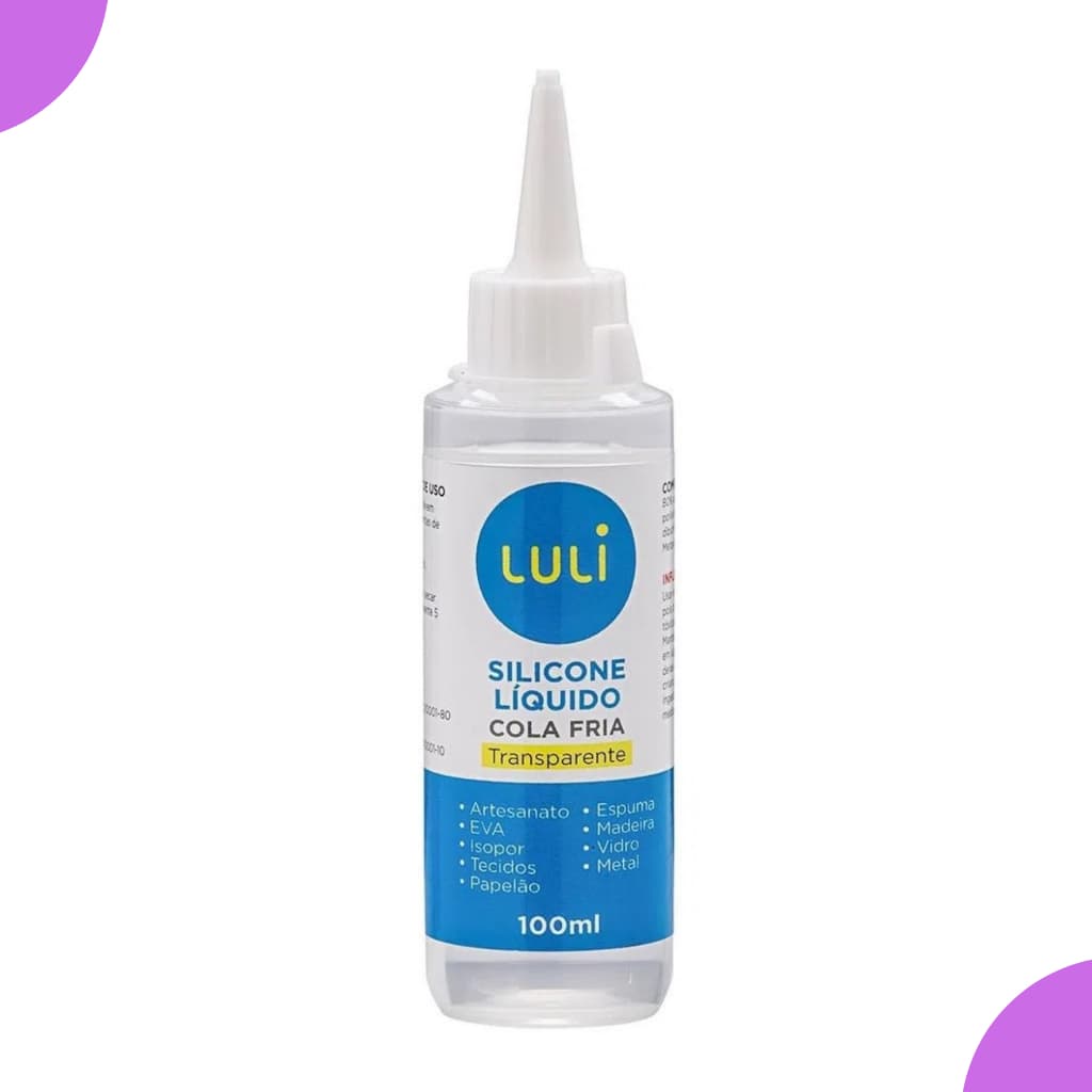 Cola de silicone líquido - 100 ml cola fria artesanato