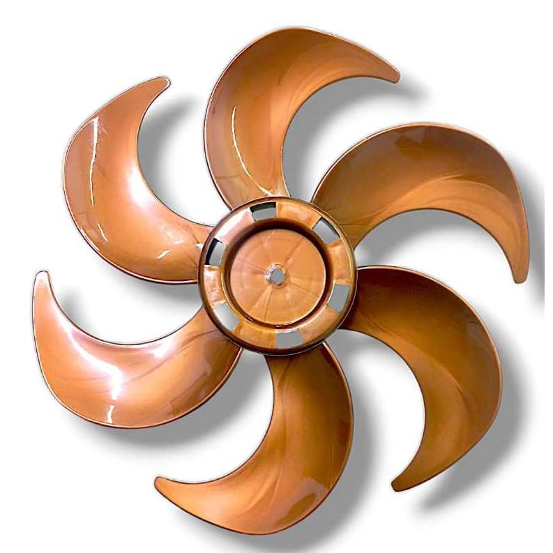 Helice Para Ventilador Ventisol 30cm 6 Pás Dourada