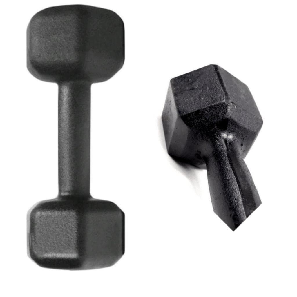Halter Sextavado Pintado 1 ao 6 Kg "Unidade" - Treino em Casa Musculação Academia Crossfit Funcional