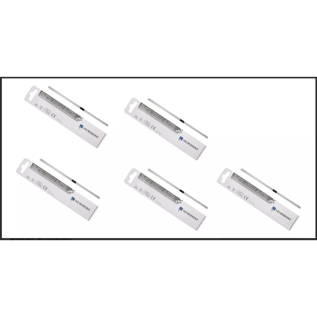 Kit 60 Und Lixa De Aço Acabamento Polimento dental  Microdont 4,0mm
