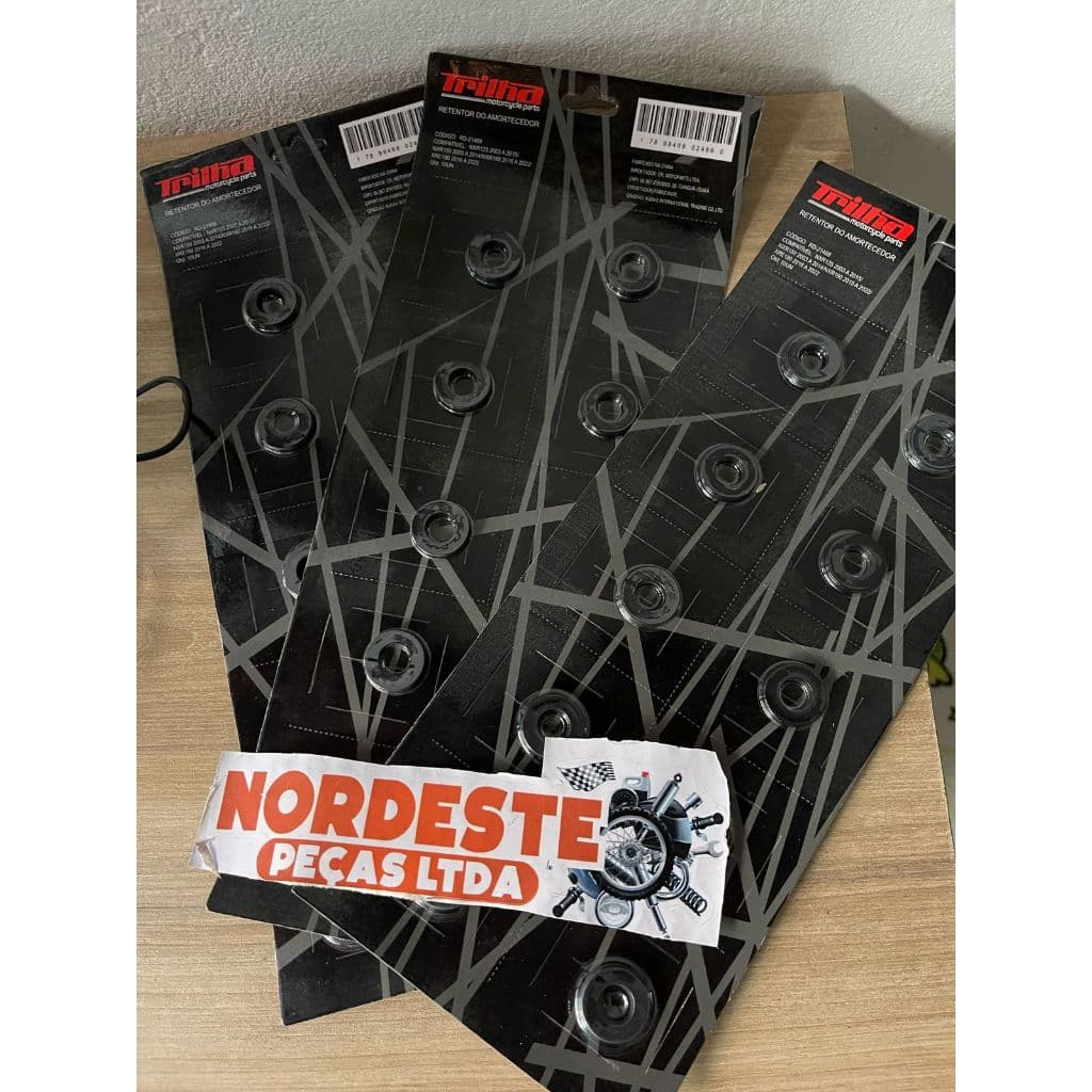 Retentor Amortecedor Traseiro Nxr Bros 125 150 160 -10 Peças