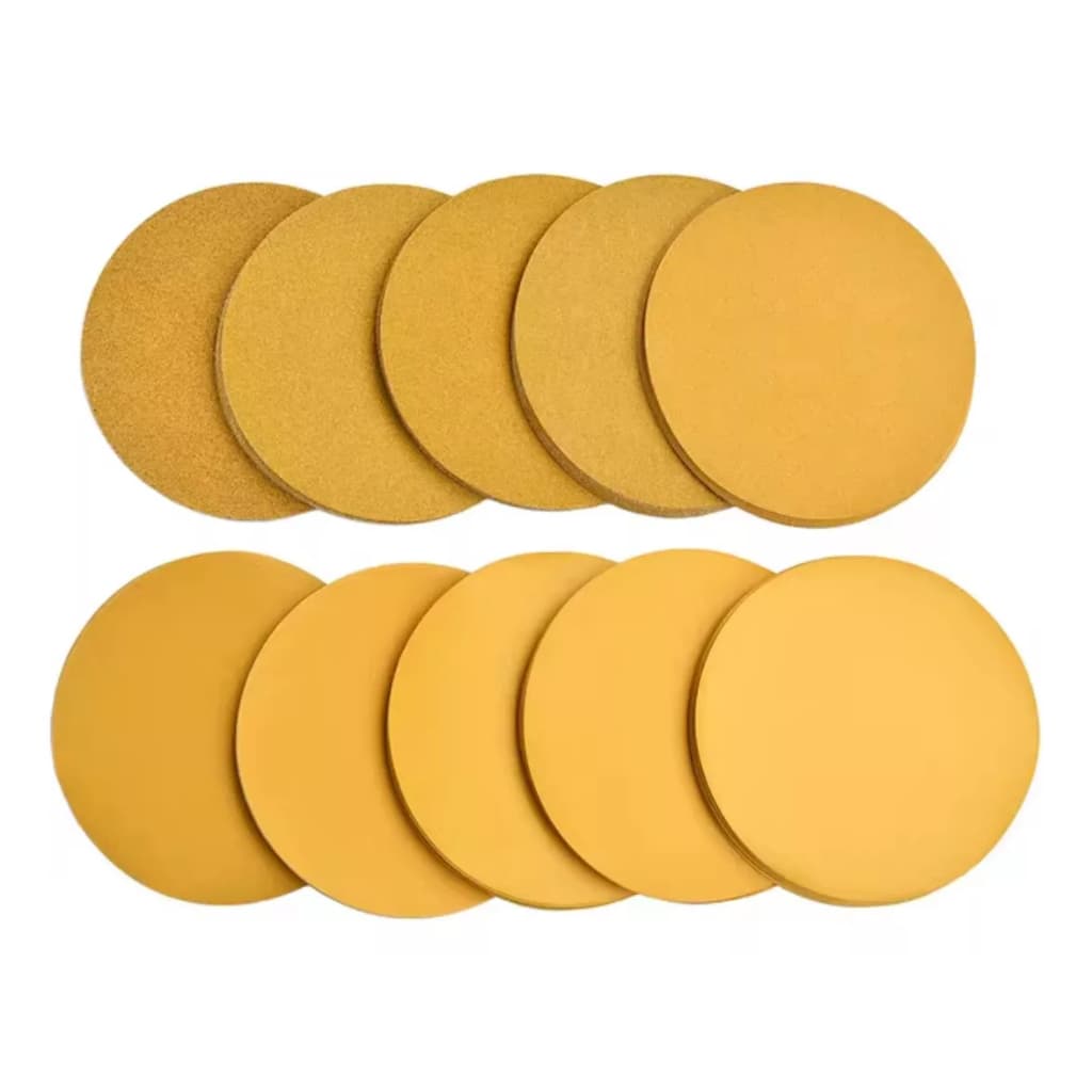50 Disco De Lixa Velcro 125mm Gold