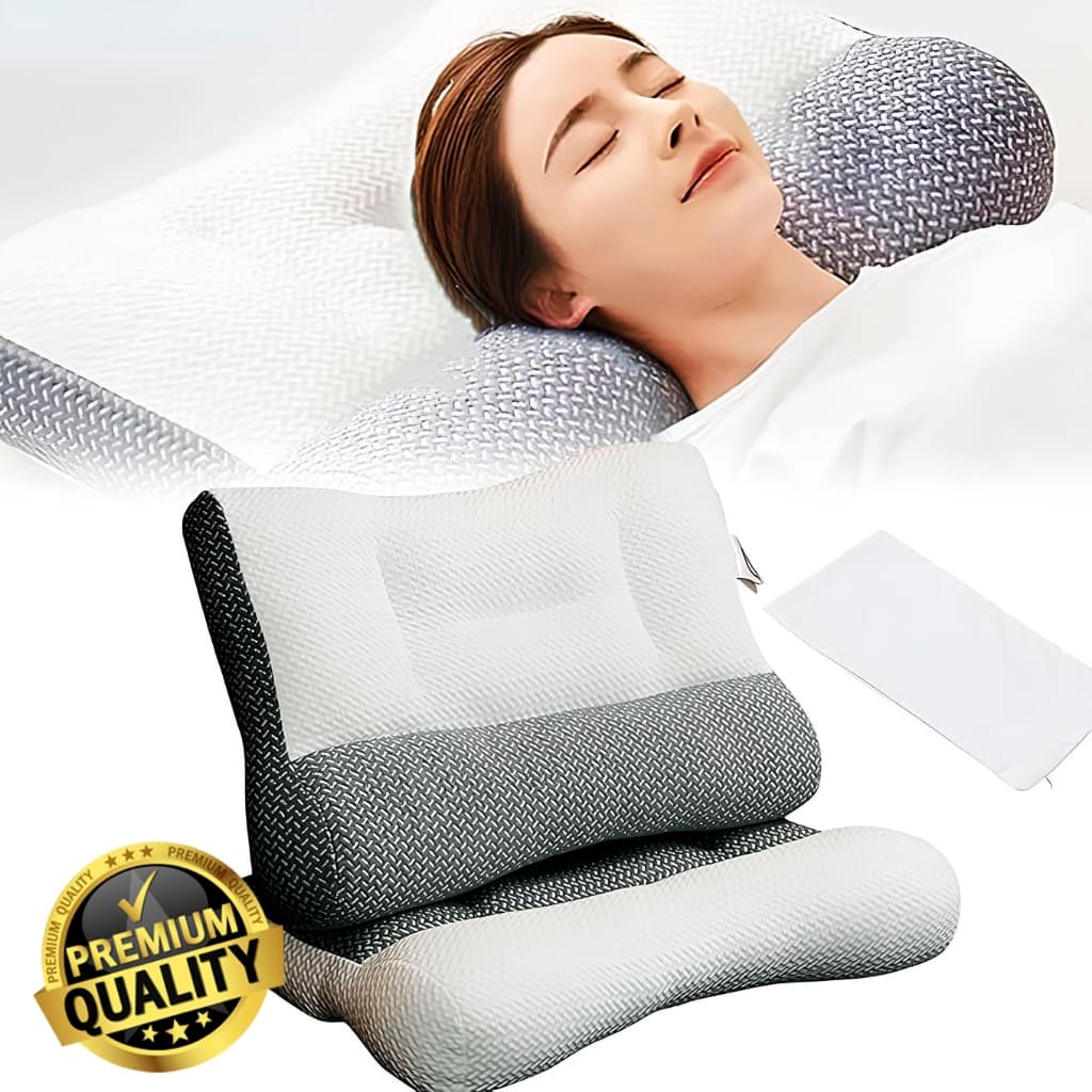 Travesseiro Cervical Ortopédico Terapêutico Ergonômico Respirável Pescoço e Ombro