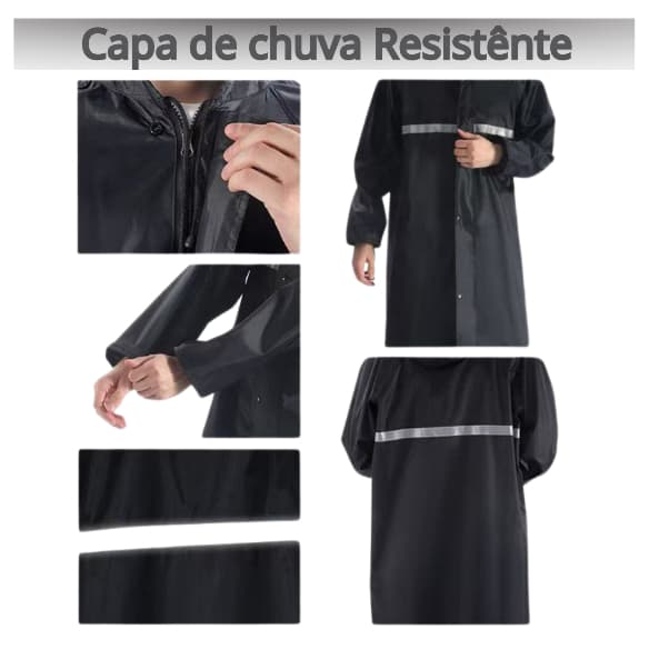 Capa De Chuva Roupa C/Forro Impermeável Premium de Alta Qualidade