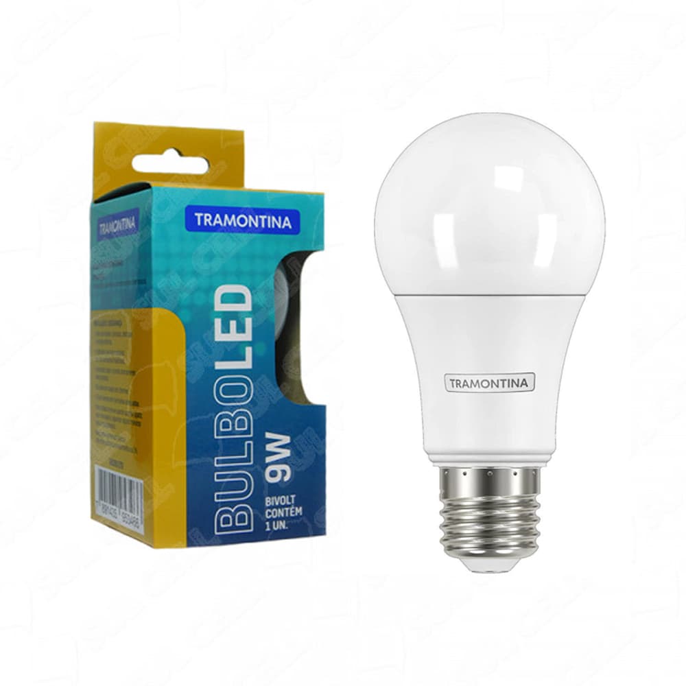 Lâmpada Led Bulbo De 9W a 50W Branco Frio 6500K Bivolt Alta Potência Tramontina