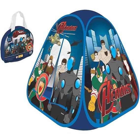 Toca Infantil Barraca Dinossauros Toca 10 Turma Canina Herois 89cm Braskit Com Bolsa