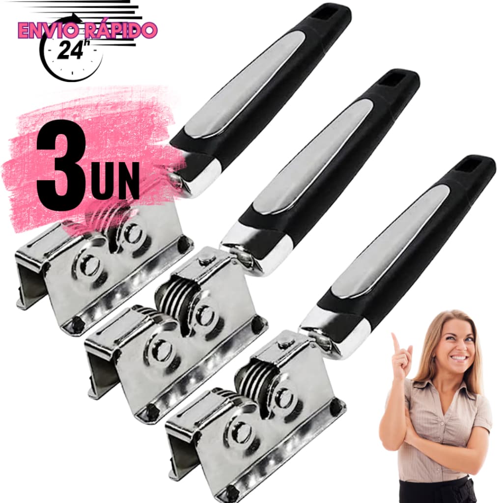 Kit 3/2 Afiador De Facas Tesoura Profissional Canivete Aço Inox Profissional