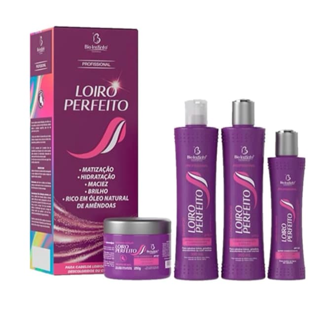 Kit Loiro Perfeito Bio Instinto 4 Itens