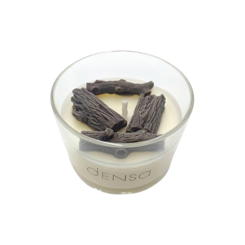 Vela Aromática Perfumada Woodland Amadeirada Sândalo Cedro Cera Vegetal lembrancinha Casa Relaxar