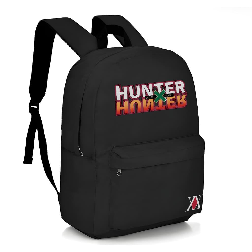 Mochila Escolar Infantil Animes Filmes Jogos Volta as Aulas Bolsa Unissex Estampada Hunter x Hunter