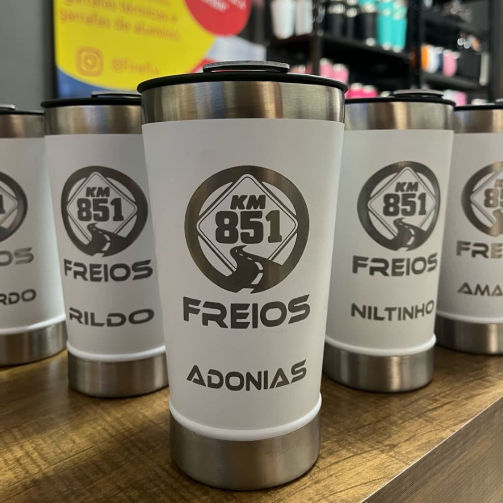 Copo Térmico Personalizado Nome Time ou Logo