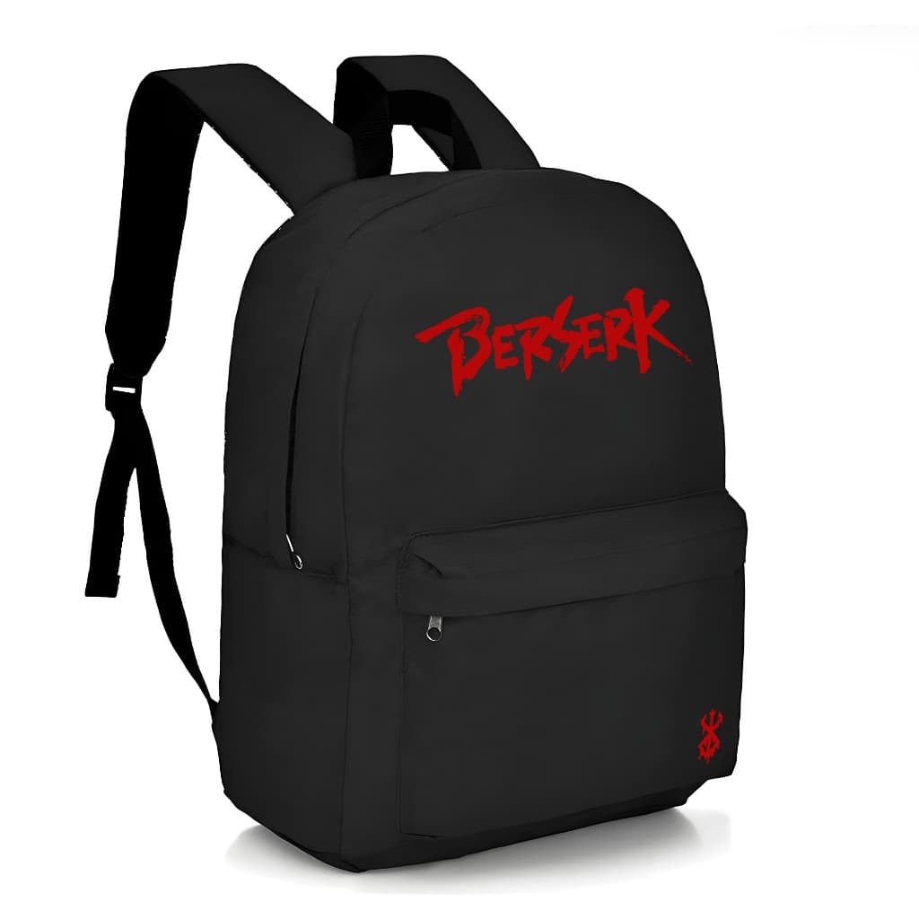 Mochila Escolar Infantil Animes Filmes Jogos Volta as Aulas Bolsa Unissex Estampada Berserk
