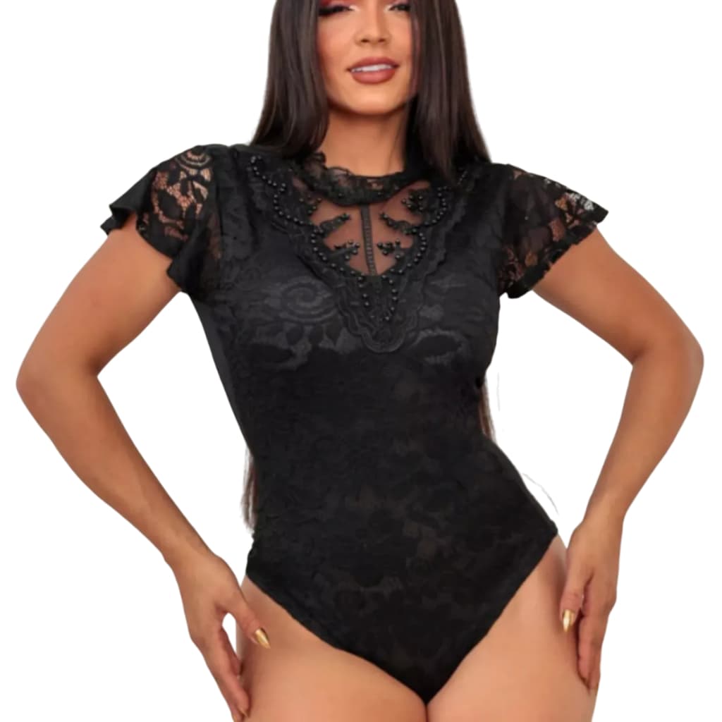 Blusa Bory Renda Feminina Elegante