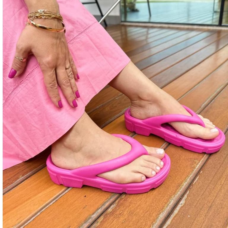 Chinelo Feminino Tamanco nuvem Ortopédico PUF TRATORADO EVA Confortável Macio Leve Casual Várias Cores .