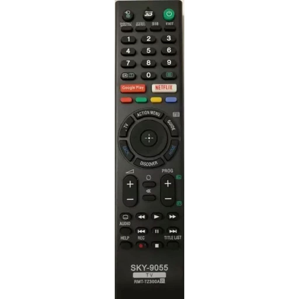 Controle Compatível Smart Sony Sky-9055 Max-9055 Rmttz300a