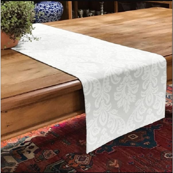 Caminho Trilho De Mesa Jacquard 2,00 X 0,40 Decorativo
