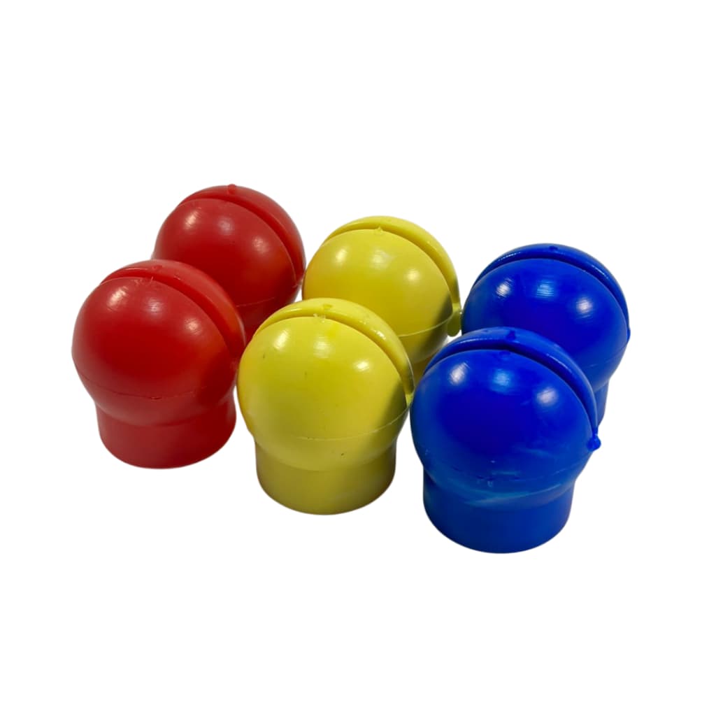 6 Unidades De Ponteiras Coloridas Para Pula Pula Cama Elástica Trampolim 1,40m 1,83m 2,30m 2,44m 3,05m 3,66m 4,27m