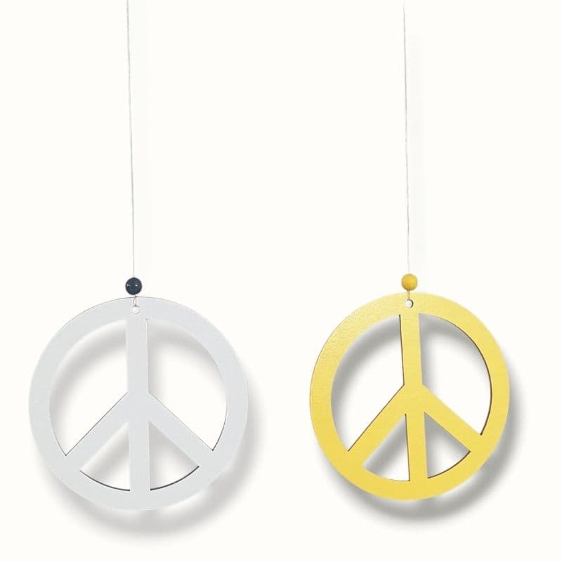 Decoração Hippie enfeite de pendurar Símbolo da Paz - Coisas diferentes para casa
