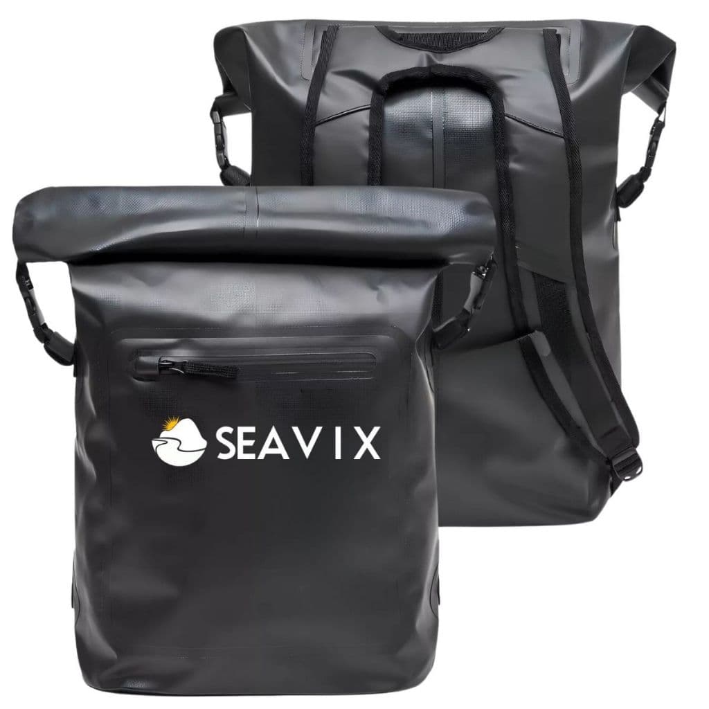 Mochila Estanque Em Pvc Impermeável 49 Lts 55X45X20cm Para Camping Bagageiros Motos Trilhas Seavix