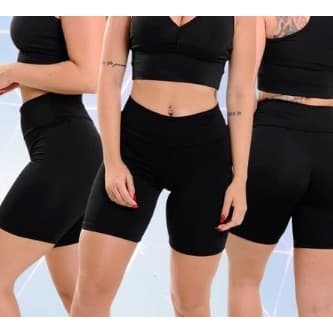 Bermuda Legging, Suplex, Academia, Leg Fitness, Ciclista, Ginastica, Ioga ou uso Casual