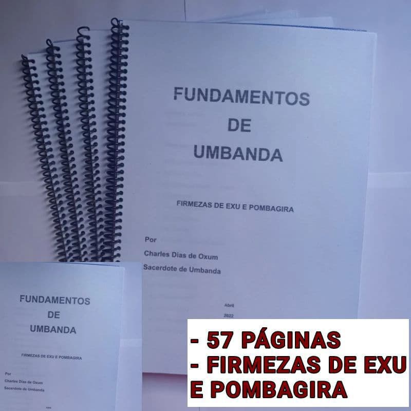 Apostila de Fundamentos de Umbanda para Firmeza de Exu e Pombagira