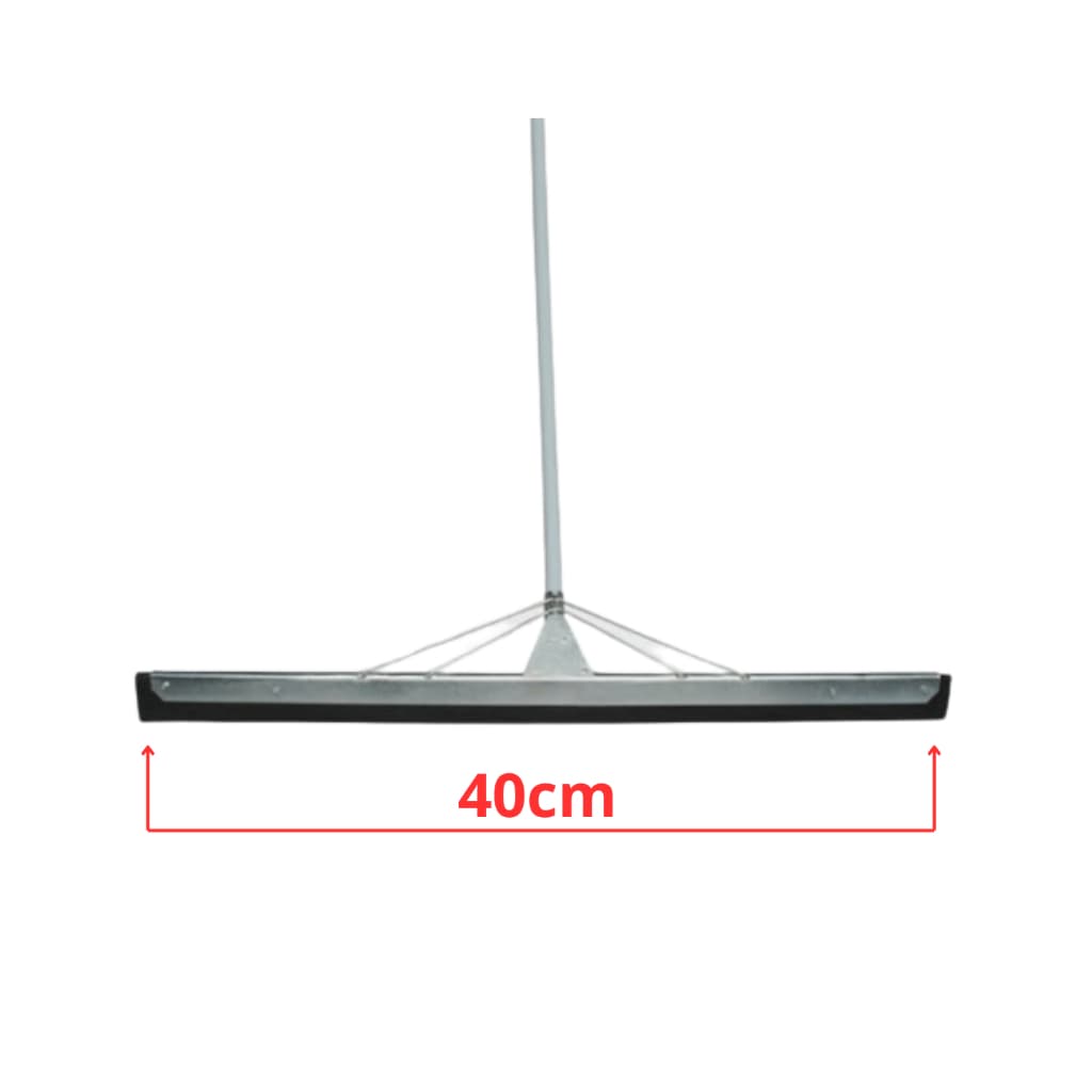 Rodo 40cm Banheiro Aço Borracha Dupla