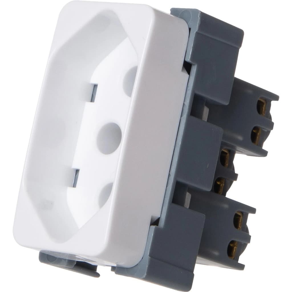 Kit 10 Módulos Tomada 2P+T 10A 250V B3 Margirius 19416